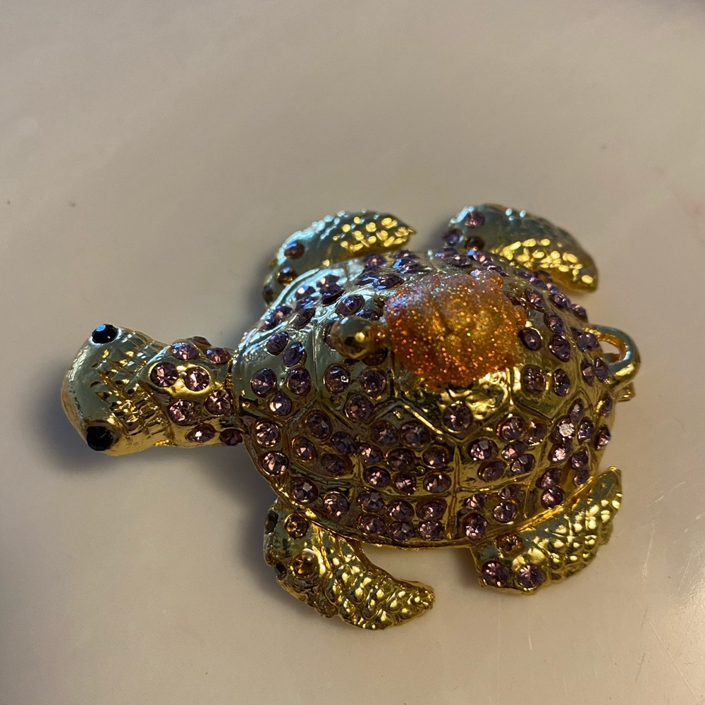 Ring Box - Turtle ring box New - Picture 2 of 6